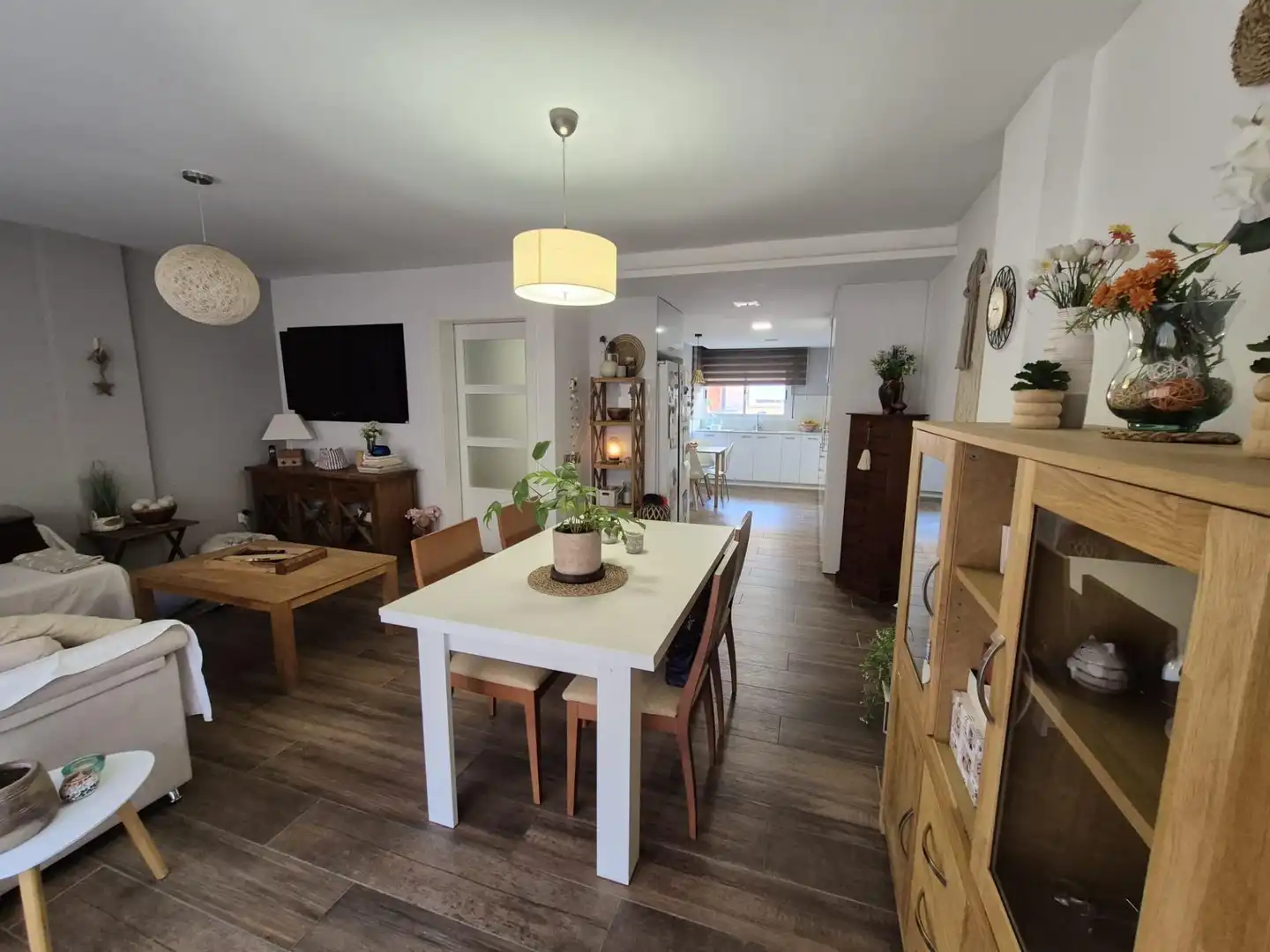 Comedor de Casa adosada en venta en Malgrat de Mar con Aire acondicionado, Terraza y Balcón