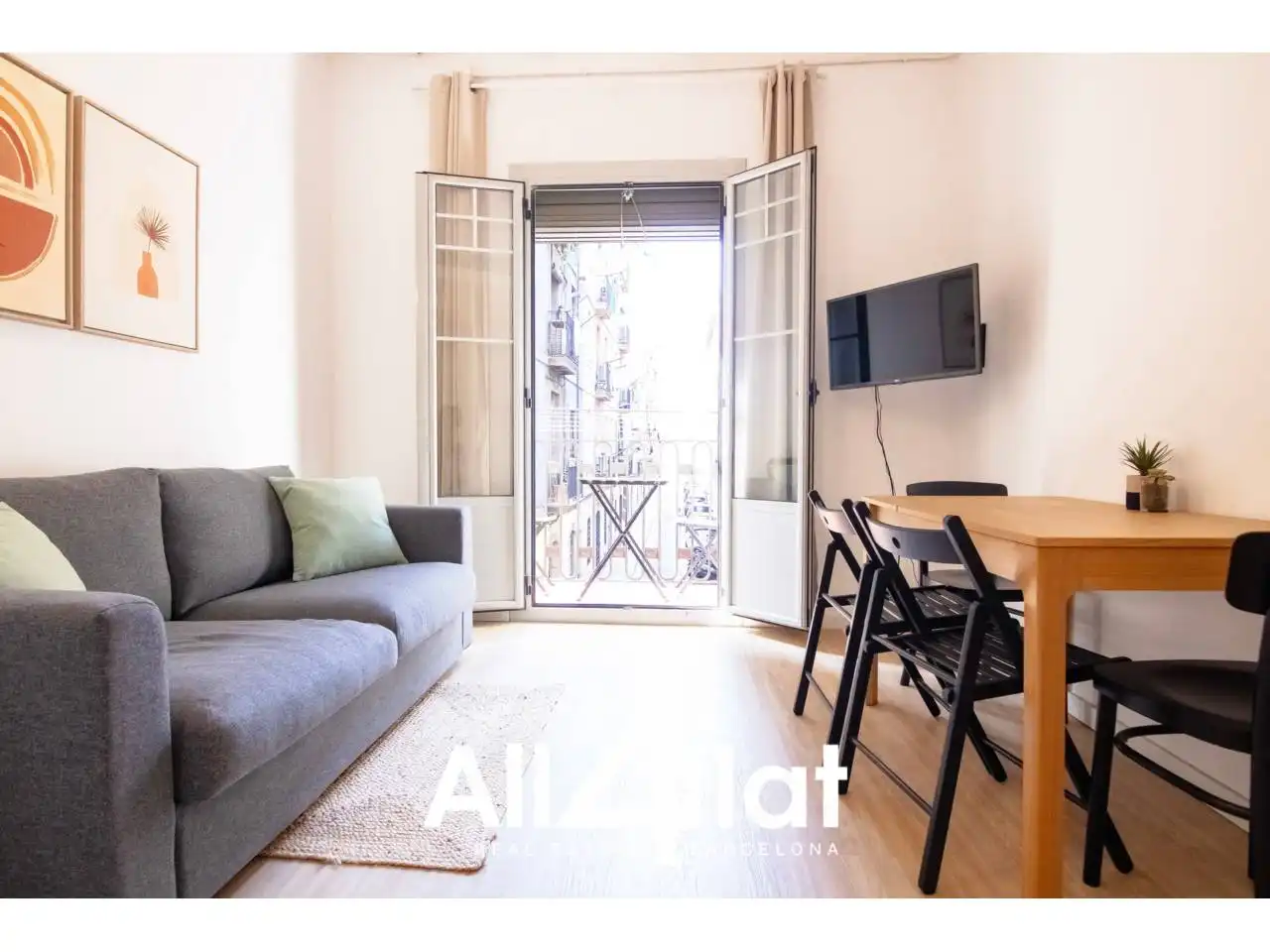 Habitación de Piso de alquiler en Barcelona con Aire acondicionado, Parquet y Amueblado