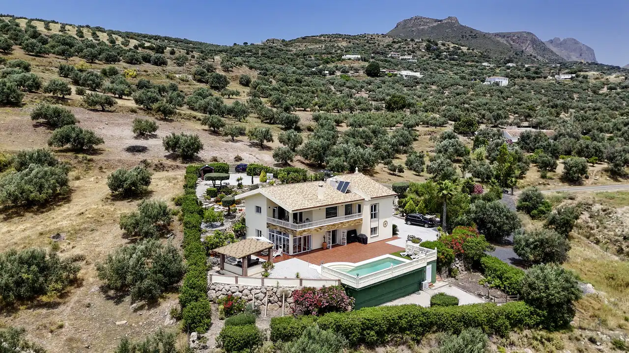 Exterior view of Houses for sale in Alcaucín  with Air Conditioner, Terrace and Swimming Pool
