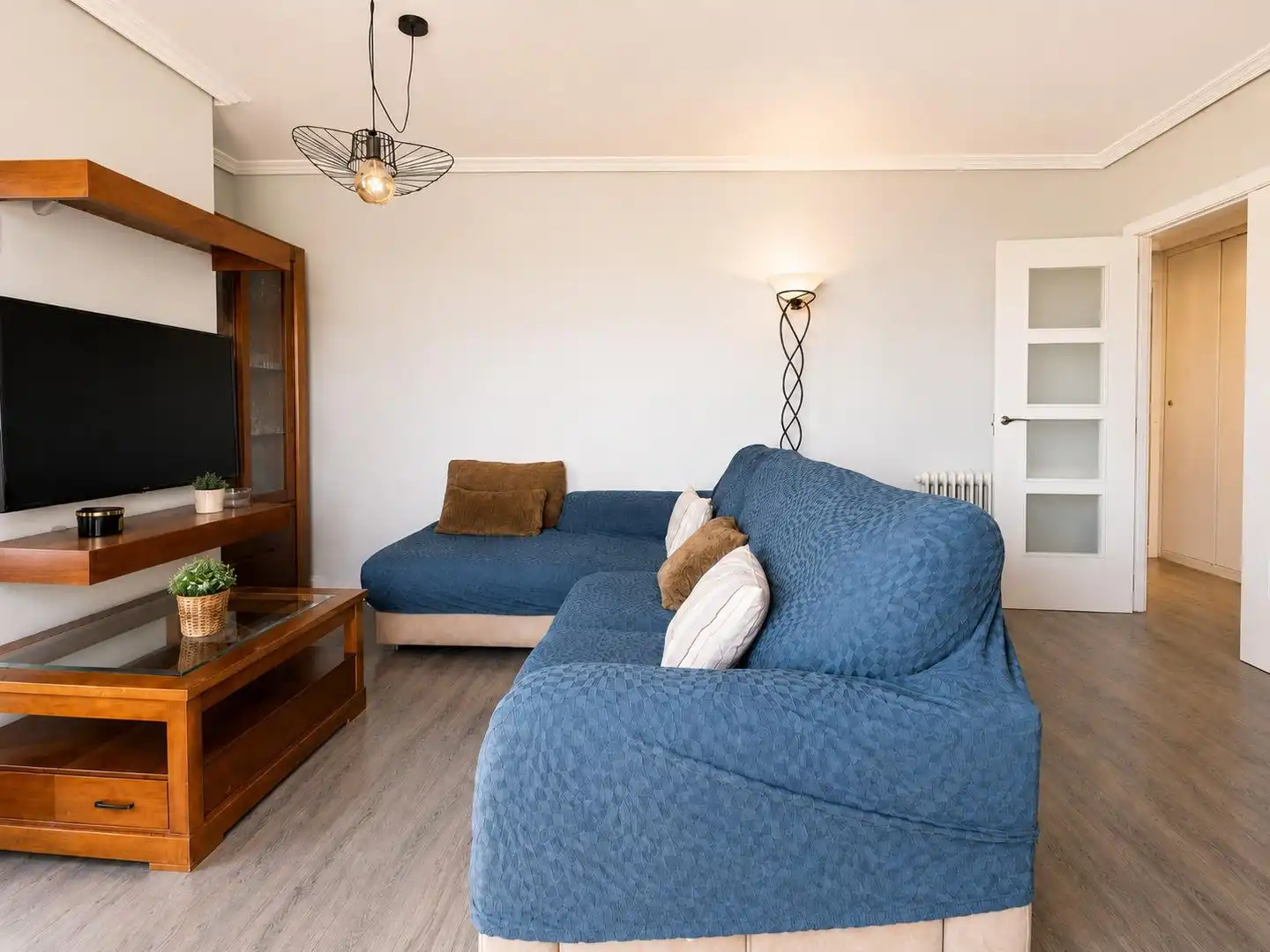 Sala d'estar de Àtic en venda en Madrid amb Aire condicionat, Calefacció i Jardí privat