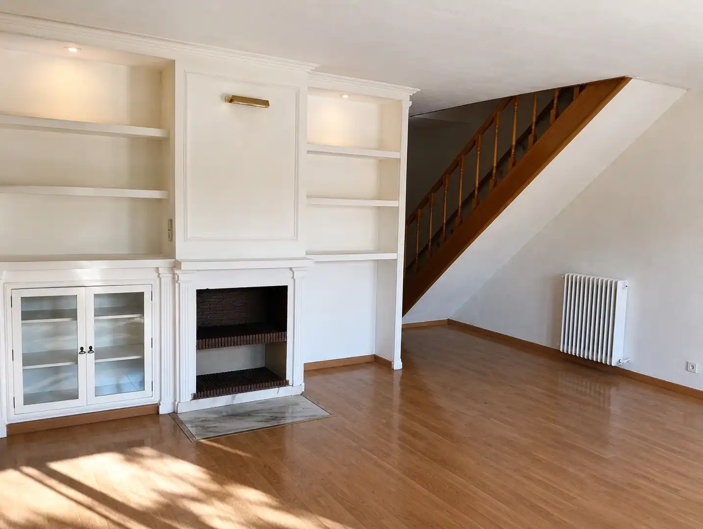 Wohnzimmer von Einfamilien-Reihenhaus zur Miete in Hoyo de Manzanares mit Privatgarten und Gemeinschaftspool