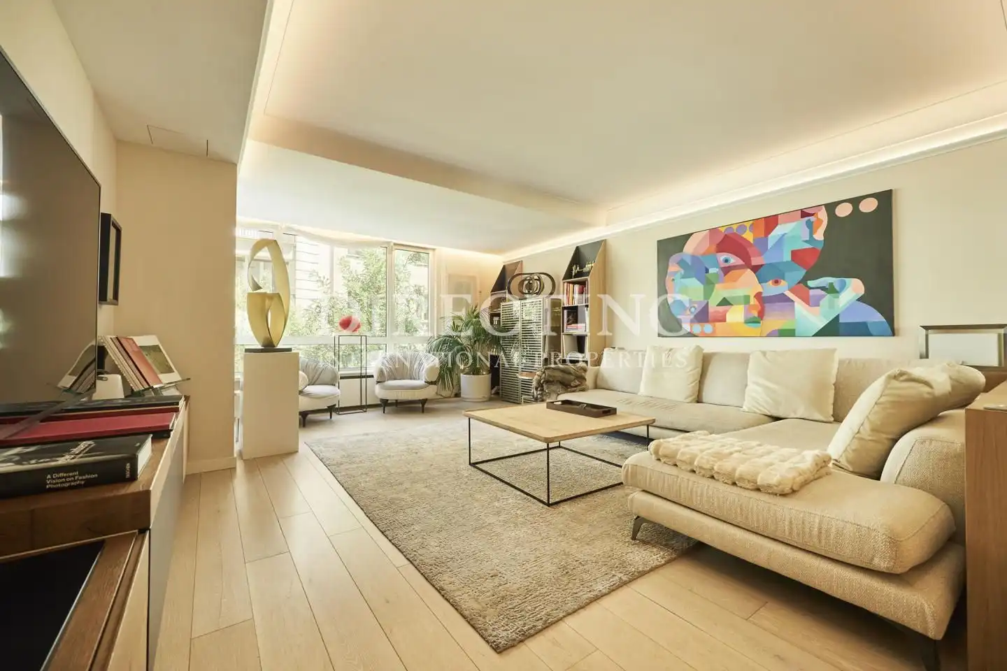 Wohnzimmer von Wohnung zum Verkauf in Madrid mit Klimaanlage und Heizung