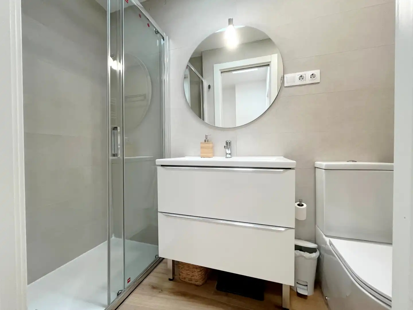 Badezimmer von Haus oder Chalet zum Verkauf in Sabadell mit Klimaanlage, Heizung und Terrasse