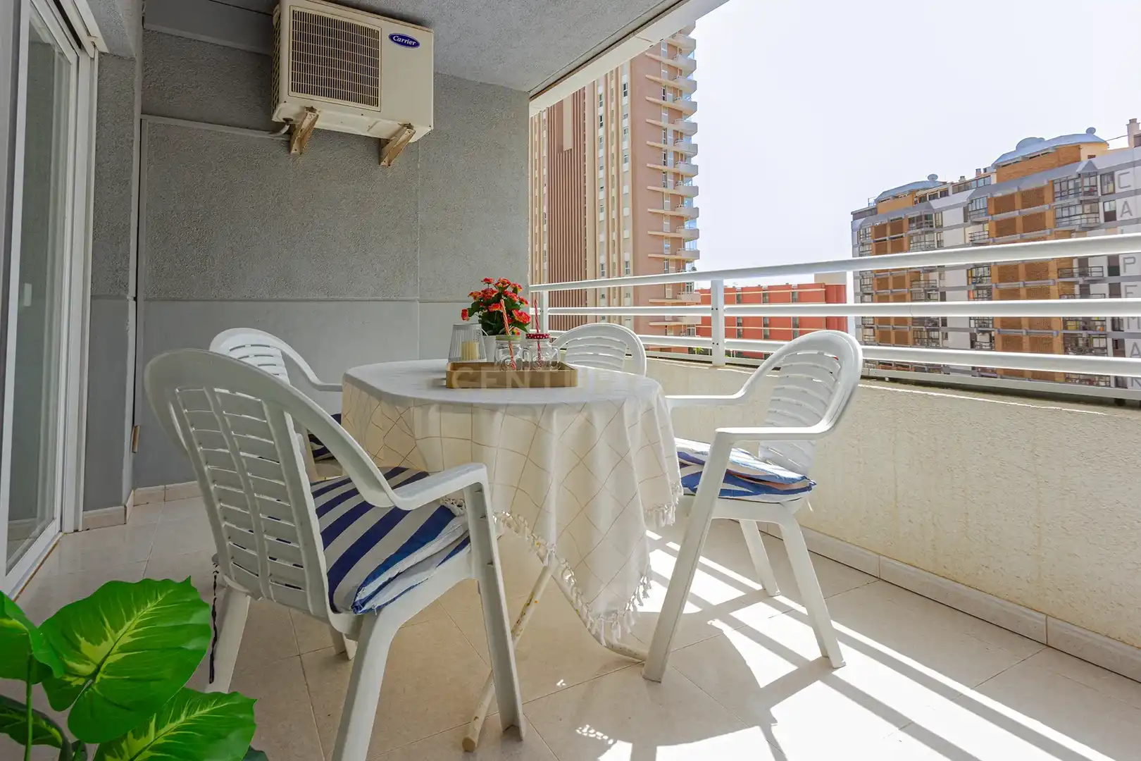Terrace of Apartments for sale in Calpe / Calp  with Air Conditioner, Storage room and Oven