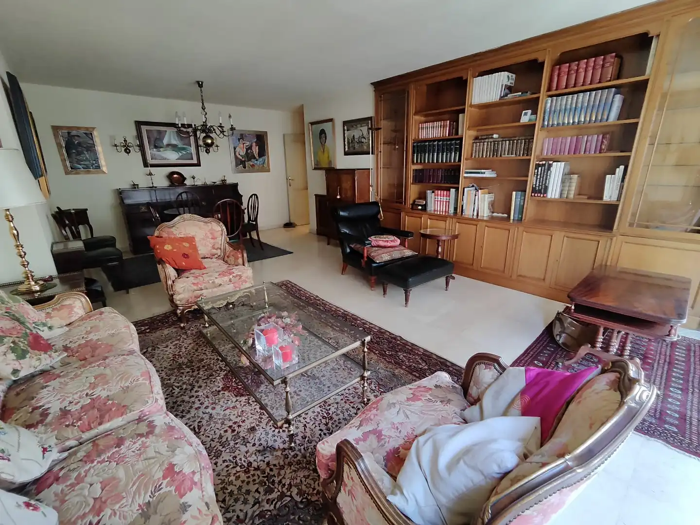 Sala d'estar de Pis de lloguer en Madrid amb Aire condicionat, Calefacció i Terrassa