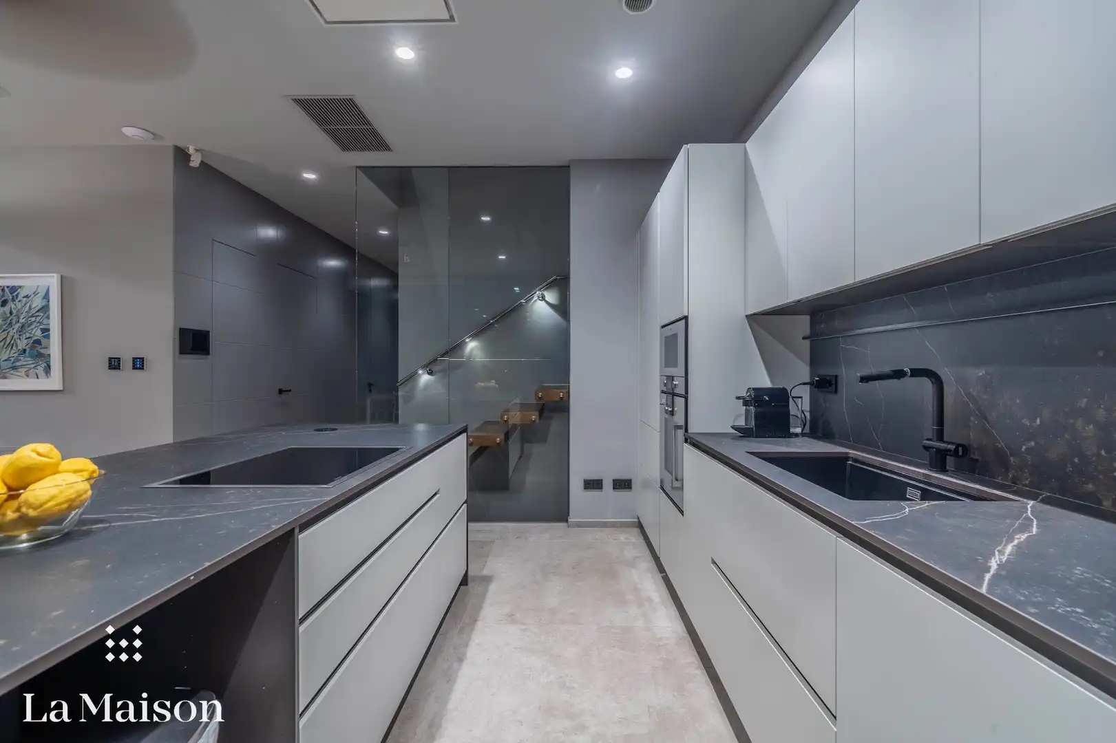 Cocina de Casa o chalet en venta en Caldes d'Estrac con Aire acondicionado, Calefacción y Jardín privado