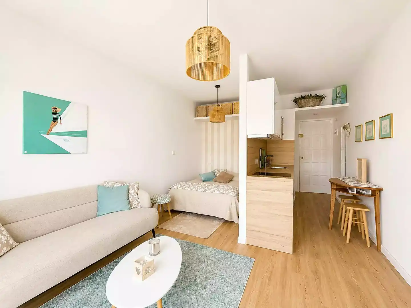 Sala de estar de Piso en venta en Empuriabrava con Aire acondicionado y Terraza