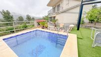 Exterior view of House or chalet for sale in Vallirana  with Terrace, Swimming Pool and Balcony