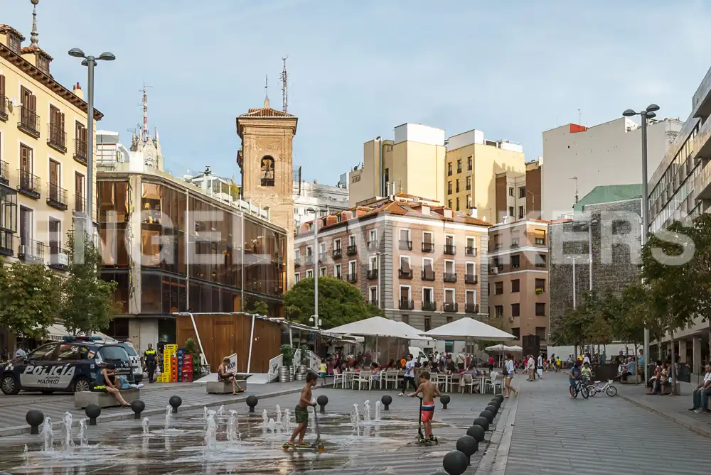 Vista exterior de Pis de lloguer en Madrid amb Aire condicionat, Calefacció i Moblat