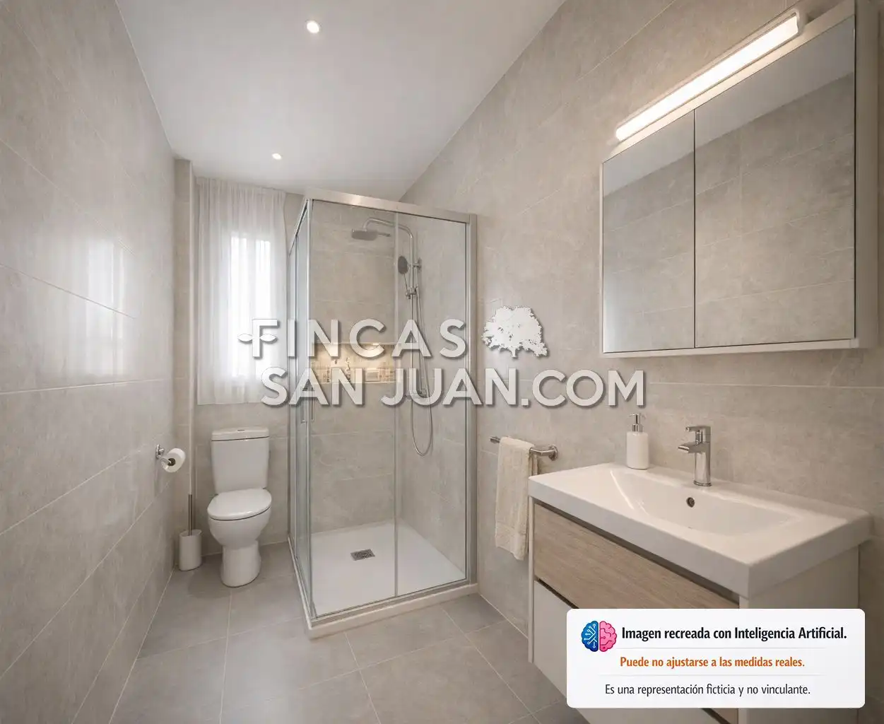 Baño de Piso en venta en San Vicente del Raspeig / Sant Vicent del Raspeig con Balcón