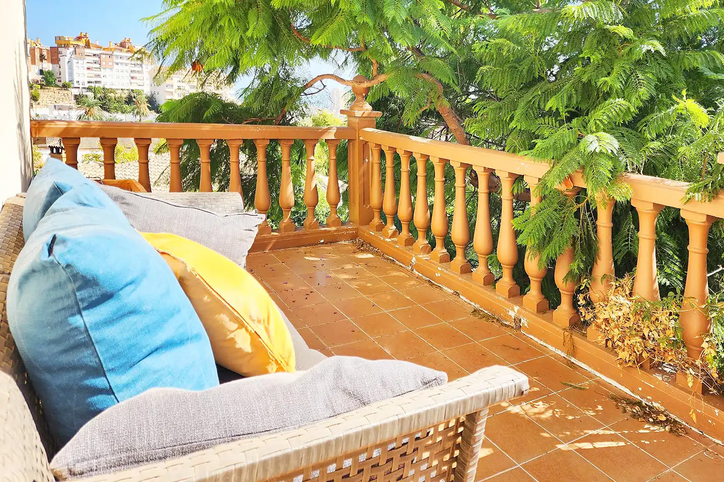 Terrassa de Casa o xalet en venda en Benalmádena amb Aire condicionat, Jardí privat i Terrassa