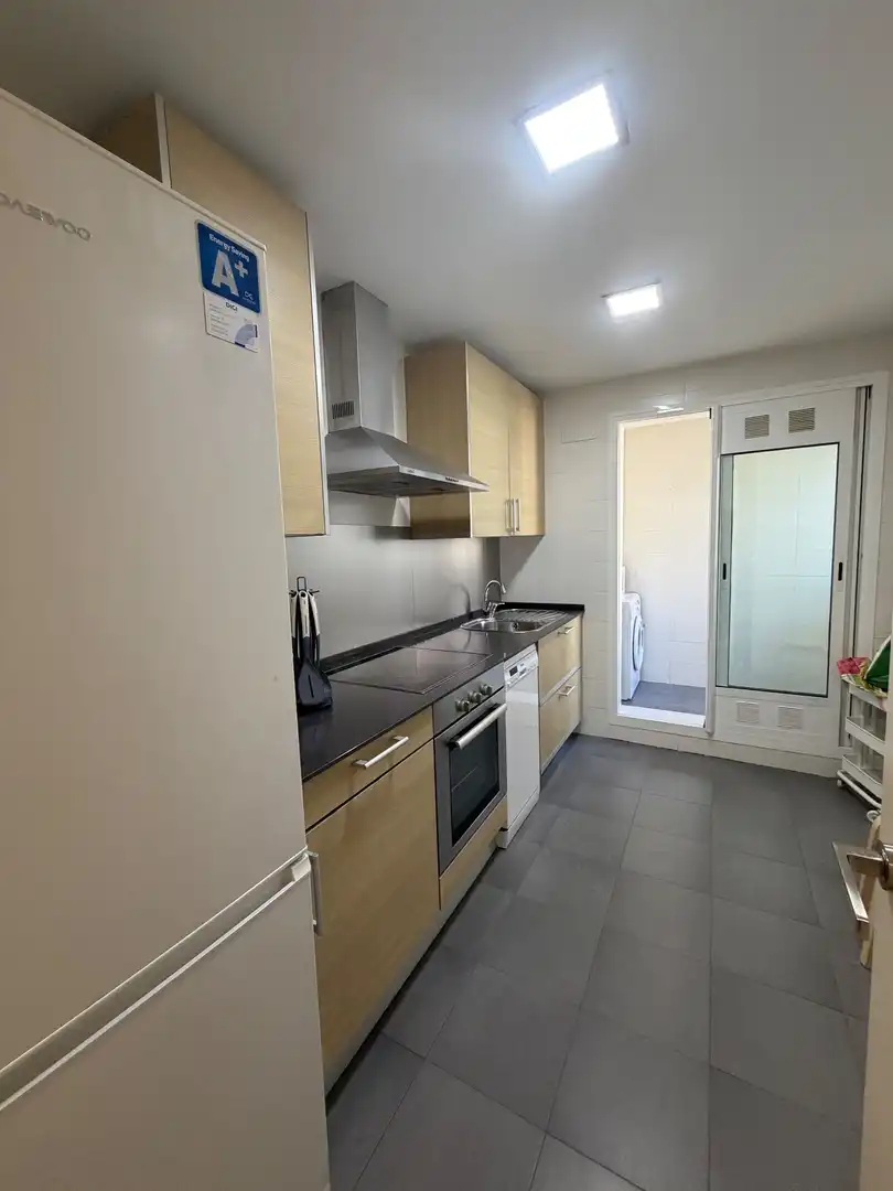 Kitchen of Flat for rent in Algeciras  with Terrace, Furnished and Community pool