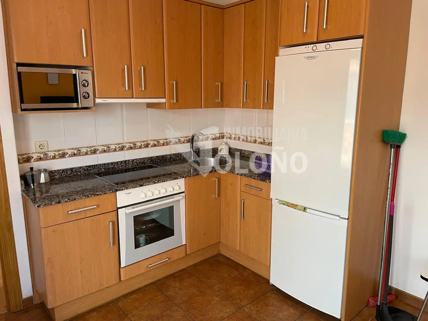 Cocina de Apartamento en venta en Cuzcurrita de Río Tirón con Calefacción, Parquet y Terraza