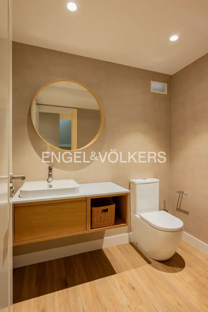Baño de Casa o chalet en venta en Las Rozas de Madrid con Aire acondicionado, Calefacción y Jardín privado