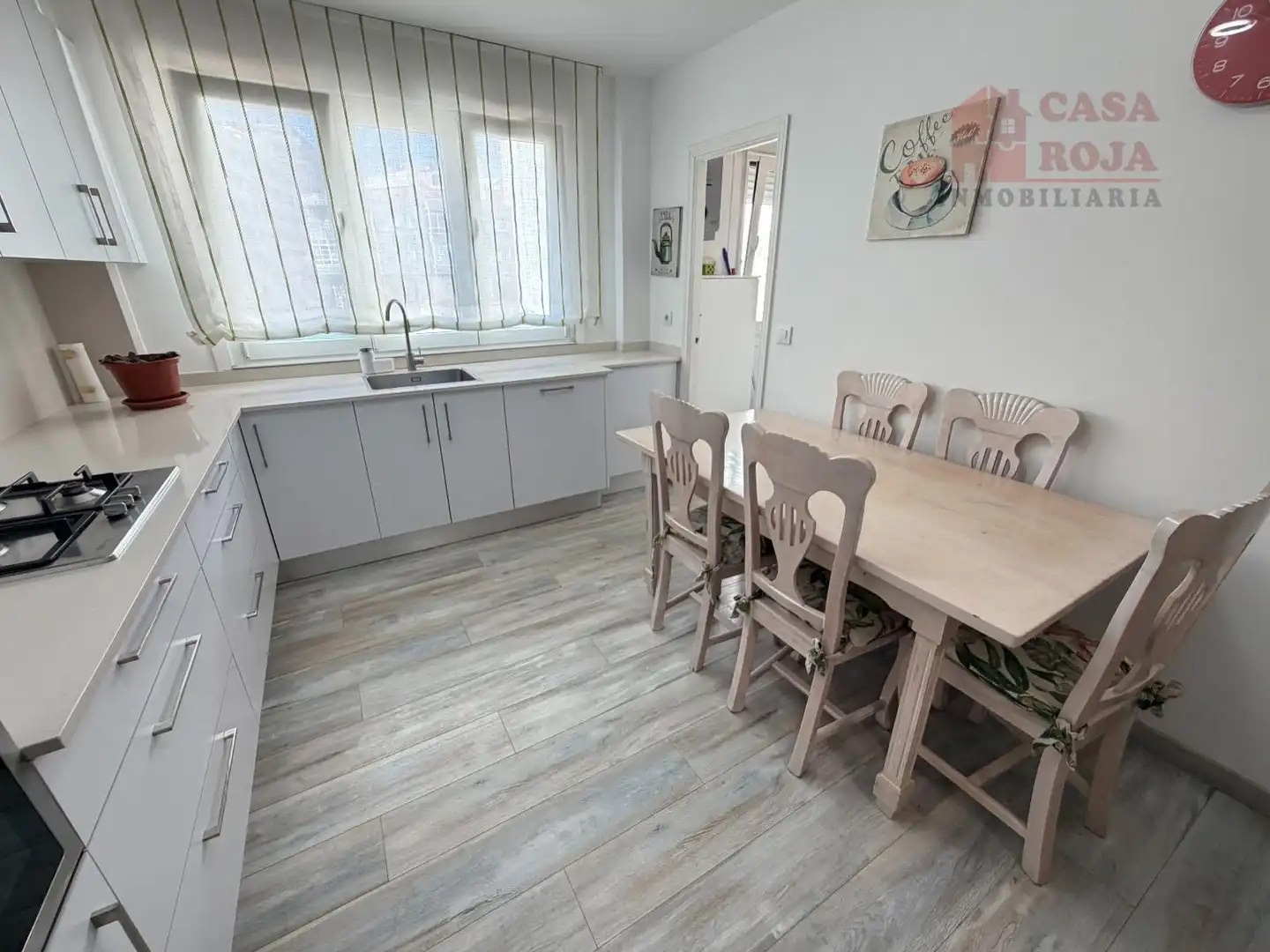 Kitchen of Flat for sale in Cangas   with Heating, Parquet flooring and Washing machine