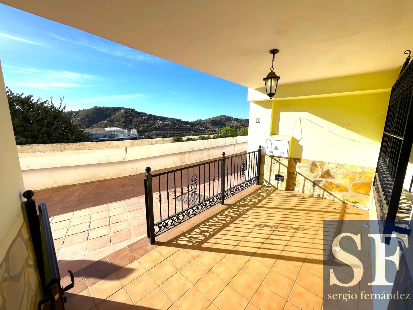 Terraza de Apartamento en venta en Cómpeta
