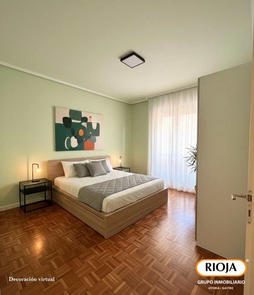 Bedroom of Flat for sale in Vitoria - Gasteiz  with Heating, Terrace and Storage room