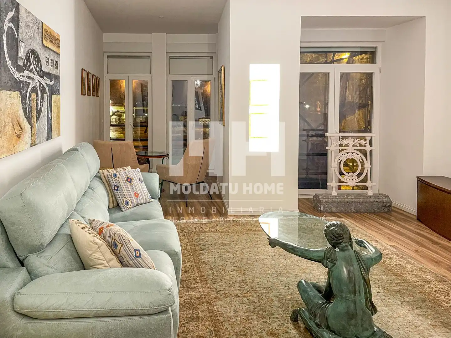 Sala de estar de Piso en venta en Donostia - San Sebastián  con Aire acondicionado, Calefacción y Trastero