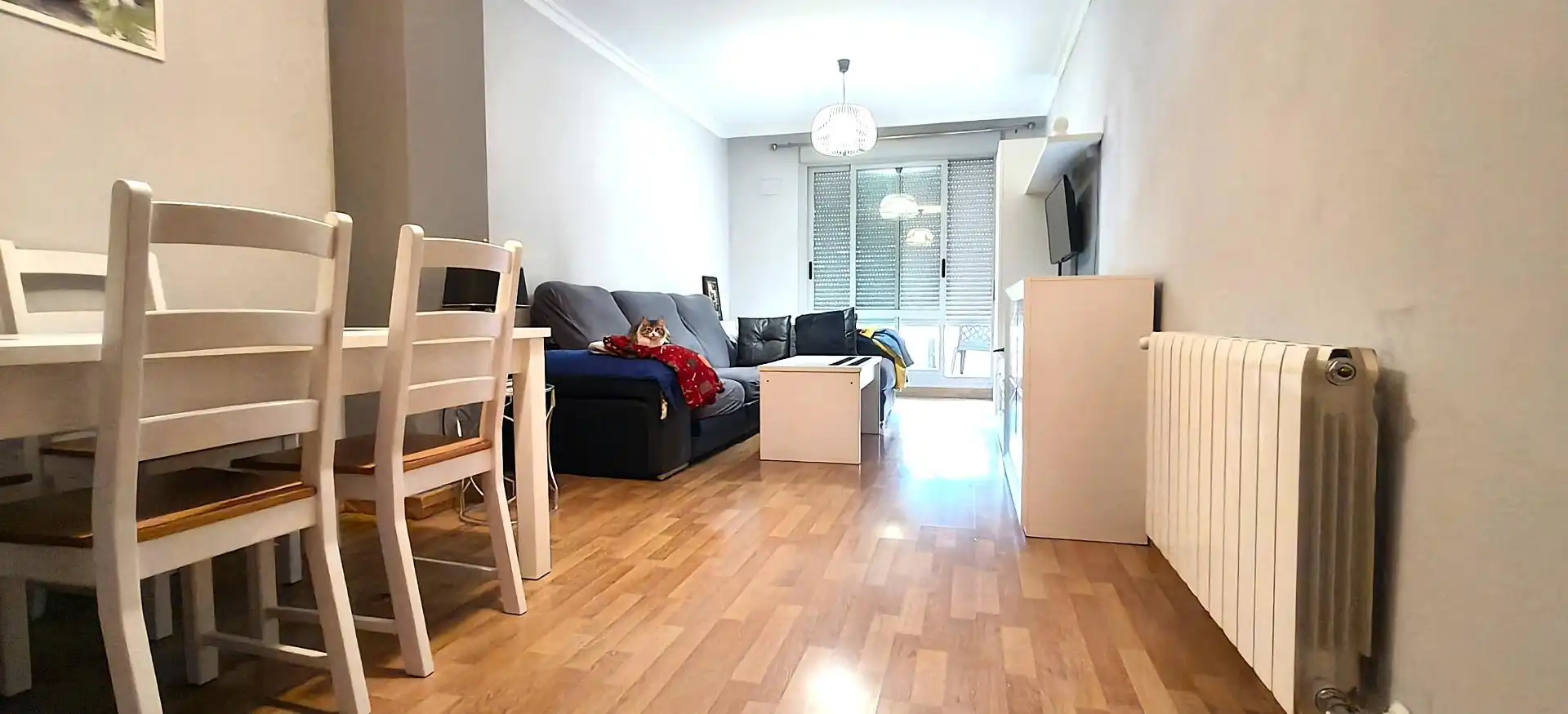 Sala d'estar de Pis de lloguer en Badajoz amb Calefacció, Jardí privat i Terrassa
