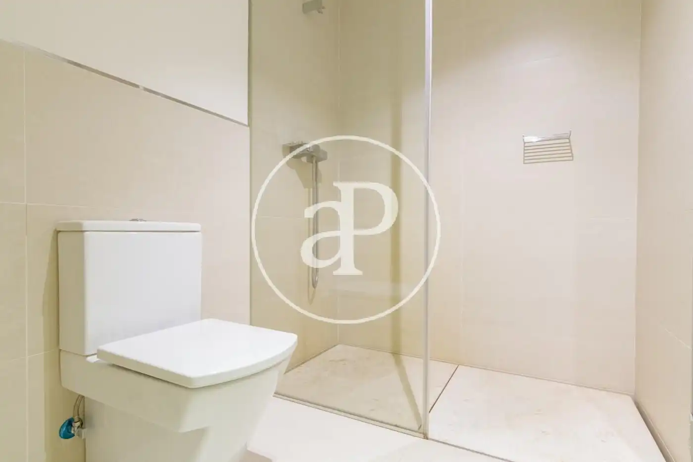Baño de Piso de alquiler en Madrid con Aire acondicionado, Calefacción y Jardín privado