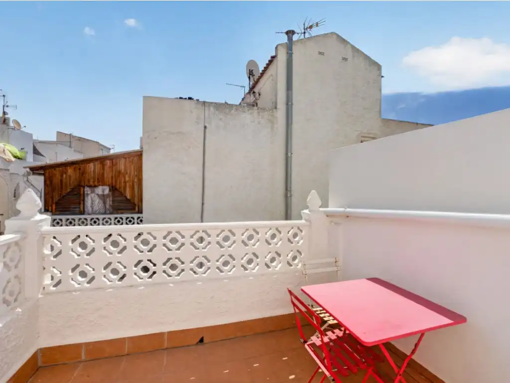 Terrassa de Casa adosada en venda en Torrevieja amb Aire condicionat, Moblat i Piscina comunitària