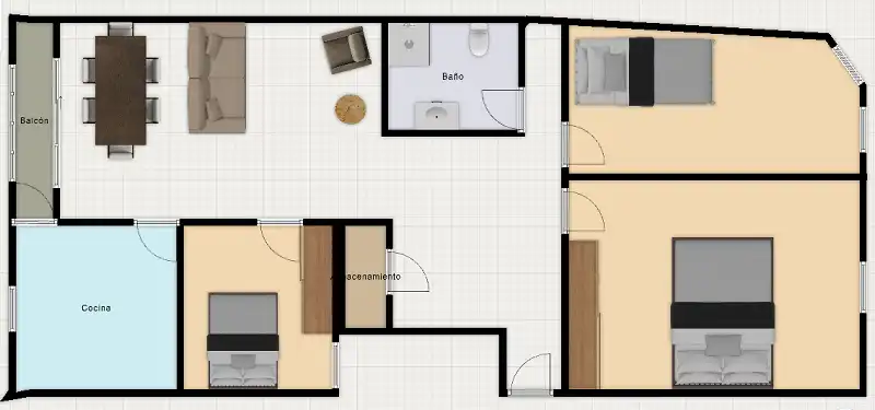 Wohnung zum Verkauf in  Palma de Mallorca mit Klimaanlage und Balkon