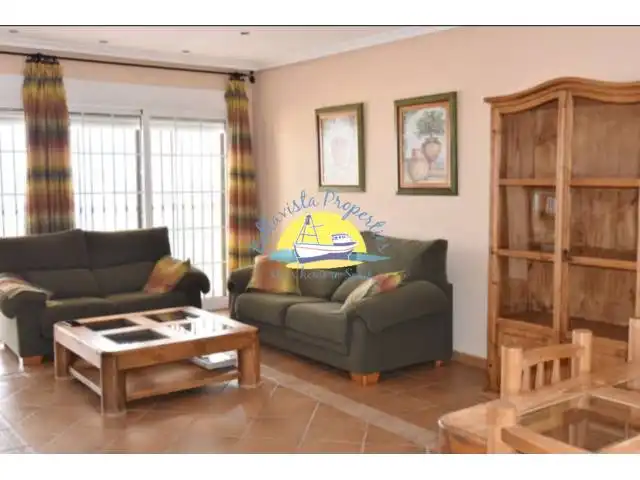Sala de estar de Casa o chalet en venta en Mazarrón con Jardín privado, Terraza y Piscina