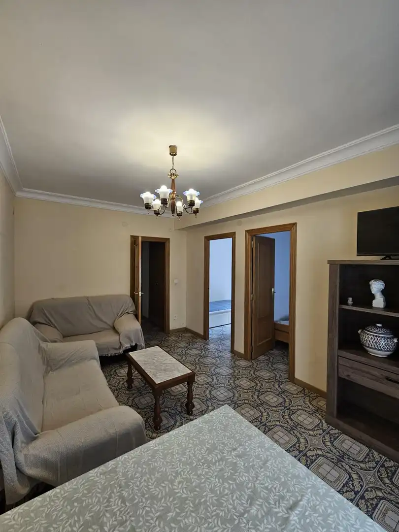 Living room of Flat for rent in Valencia  with Air Conditioner, Heating and Furnished