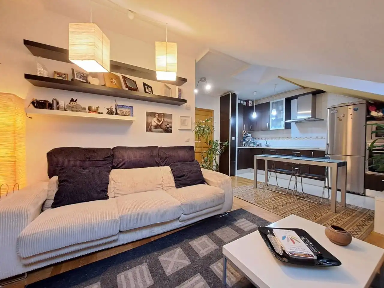 Living room of Attic for sale in Burgos  with Heating, Parquet flooring and Storage room