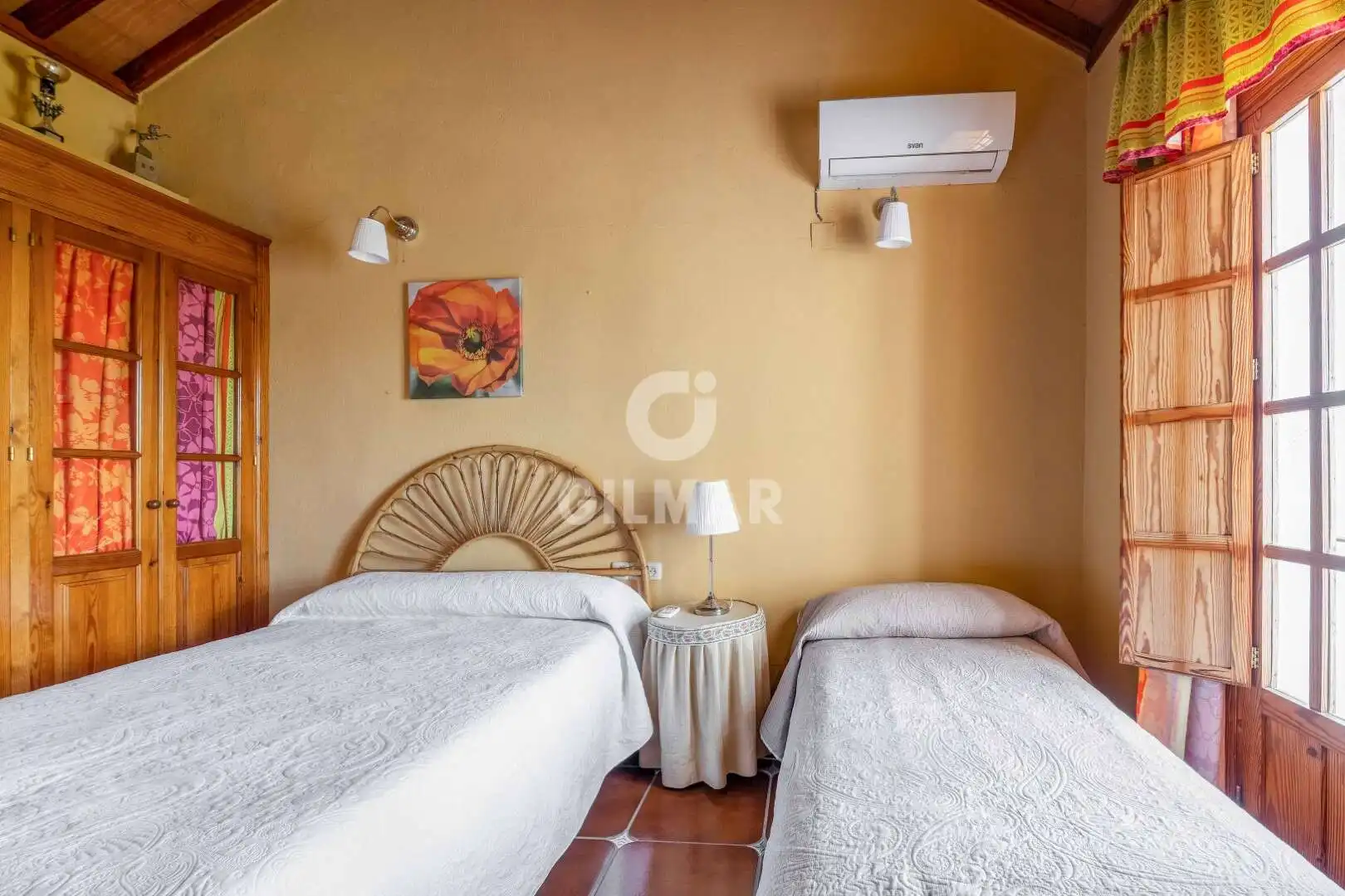 Bedroom of Houses for sale in Villamartín  with Heating, Private garden and Swimming Pool
