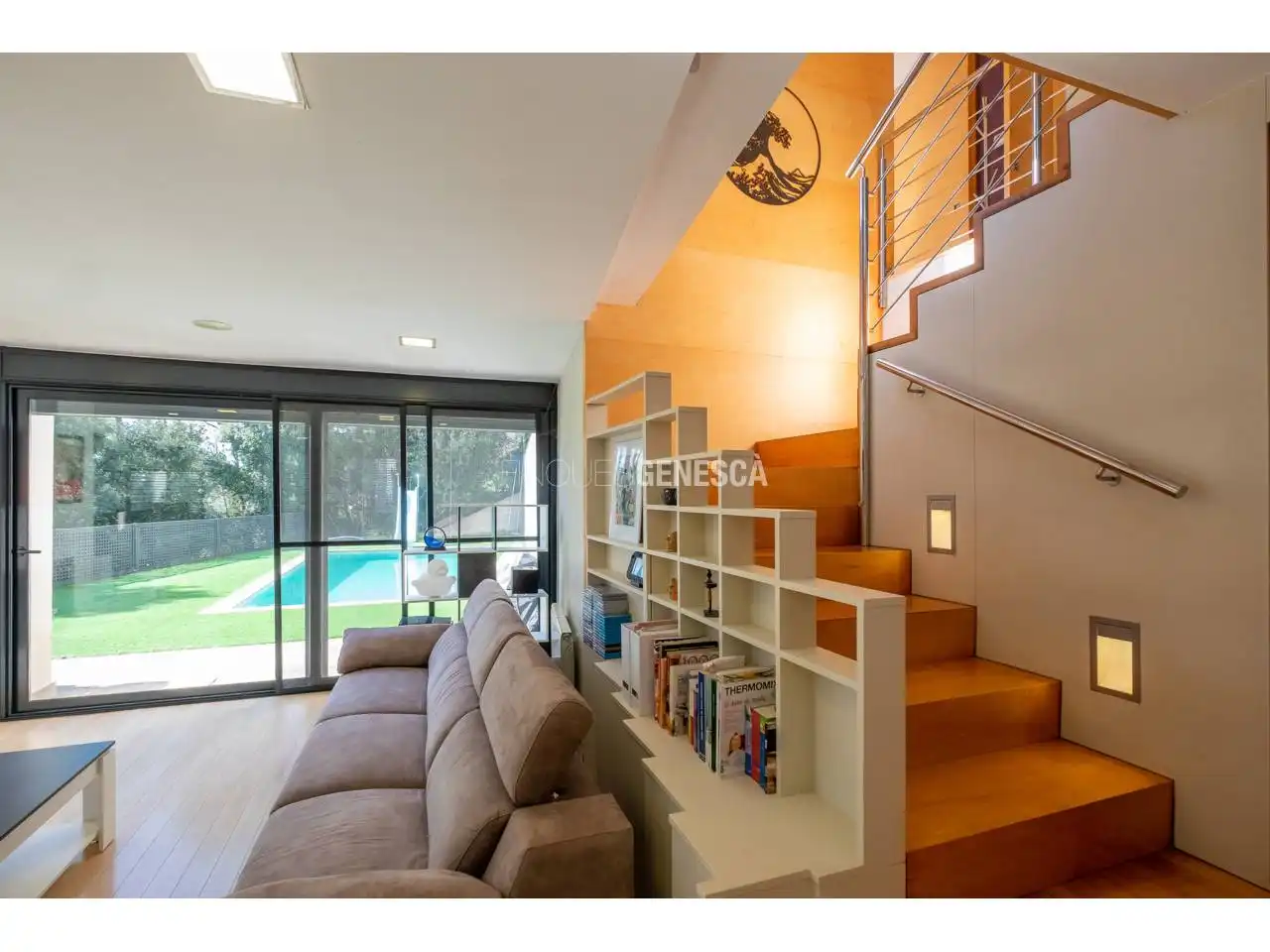 Sala de estar de Casa o chalet en venta en Matadepera con Aire acondicionado, Calefacción y Jardín privado