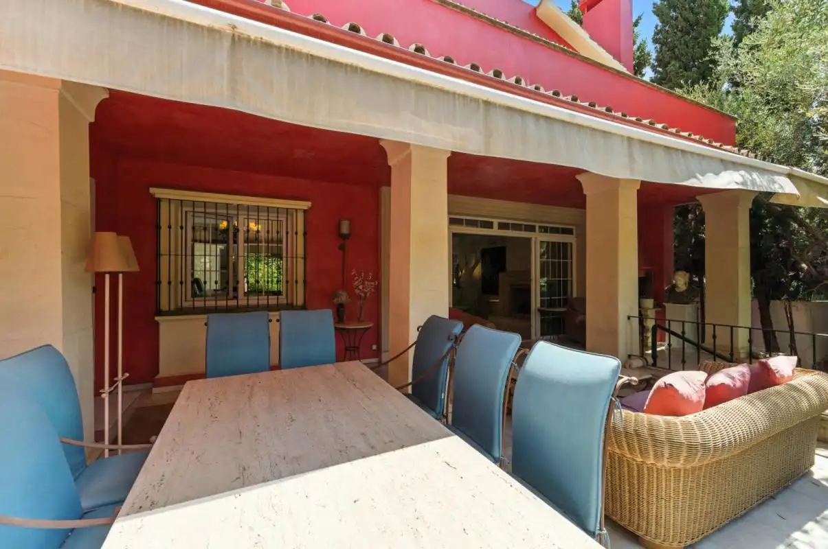 Terrassa de Casa o xalet en venda en Marbella amb Calefacció, Jardí privat i Terrassa