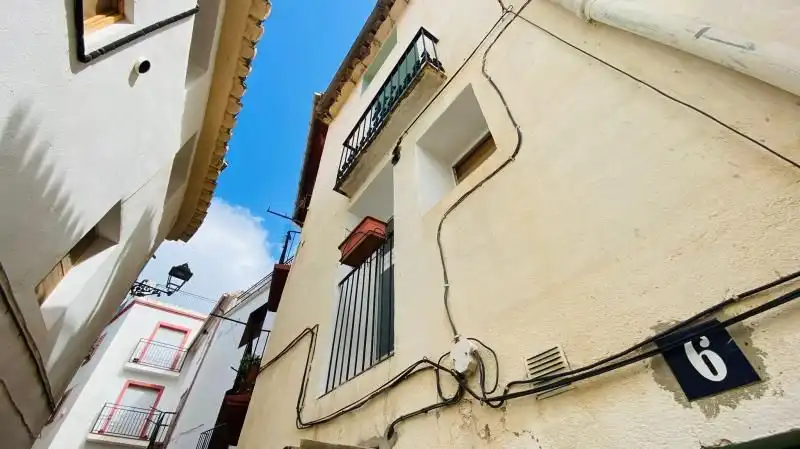 Vista exterior de Casa o chalet en venta en Fuentes de Ayódar con Terraza, Trastero y Amueblado