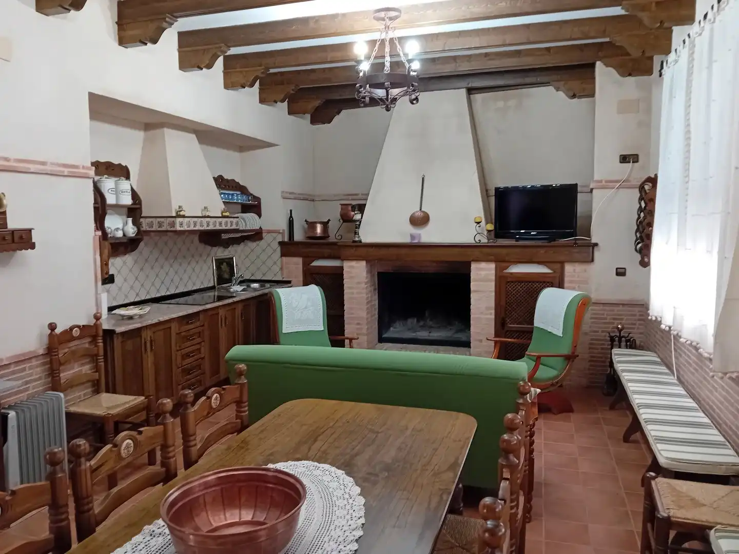 Cuina de Casa o xalet en venda en Almagro amb Aire condicionat, Calefacció i Terrassa
