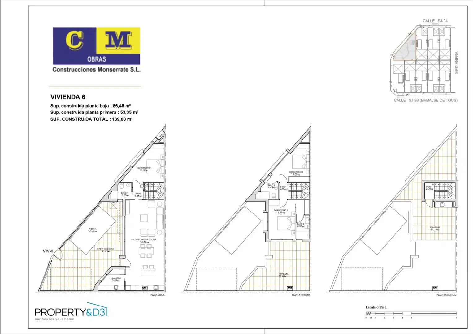 Dúplex en venta en San Javier con Aire acondicionado, Calefacción y Jardín privado