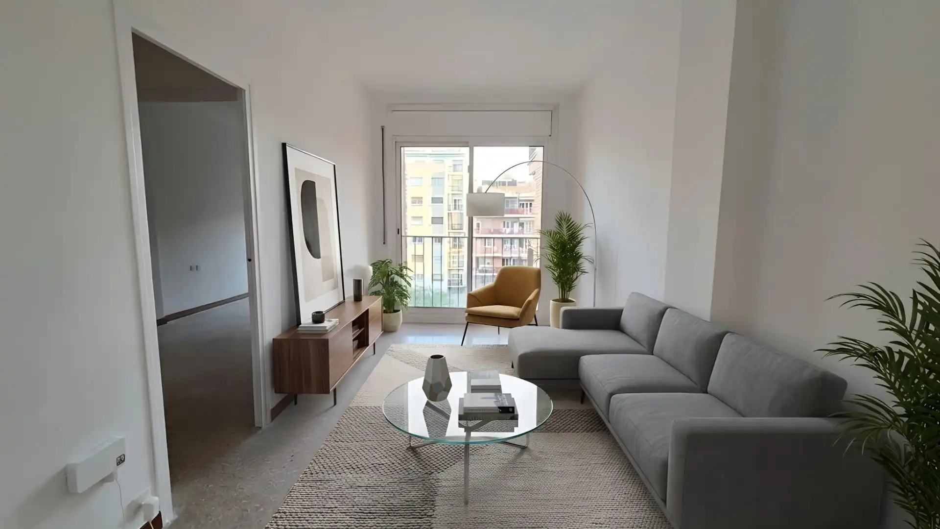 Living room of Flat for sale in  Barcelona Capital