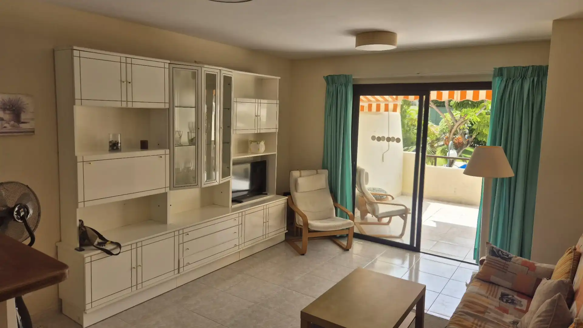 Wohnzimmer von Wohnungen zur Miete in Puerto de la Cruz mit Terrasse, Möbliert und Ofen
