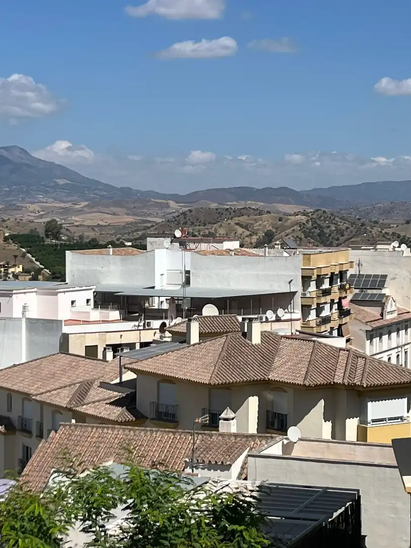 Vista exterior de Casa adosada en venta en Coín con Aire acondicionado, Parquet y Terraza