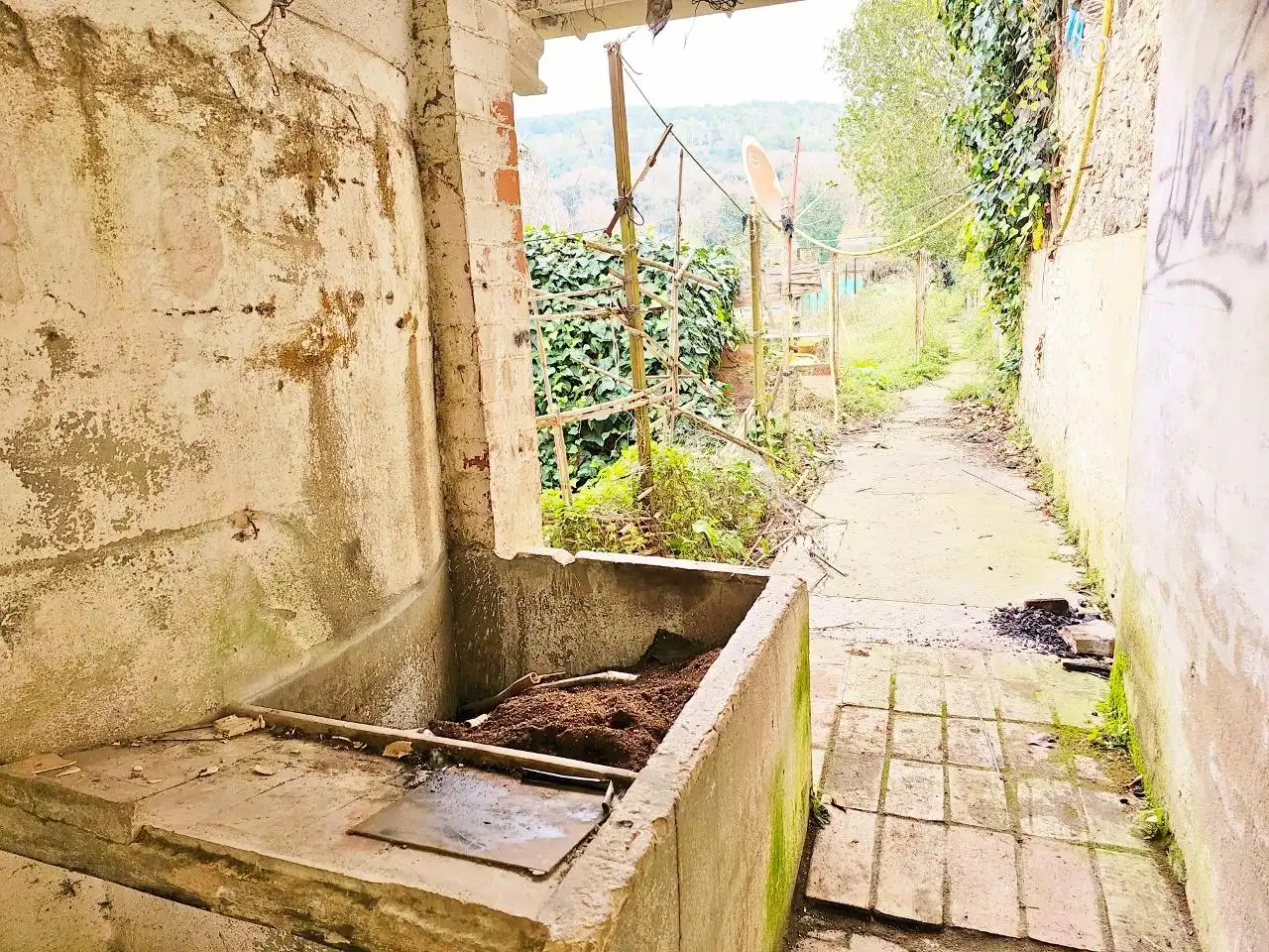 Vista exterior de Casa o xalet en venda en Girona