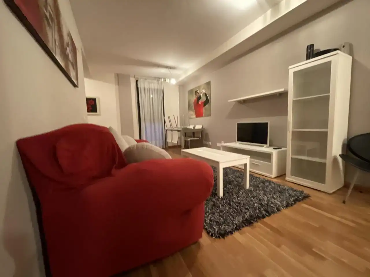 Sala de estar de Piso en venta en Cirueña con Calefacción, Trastero y Amueblado