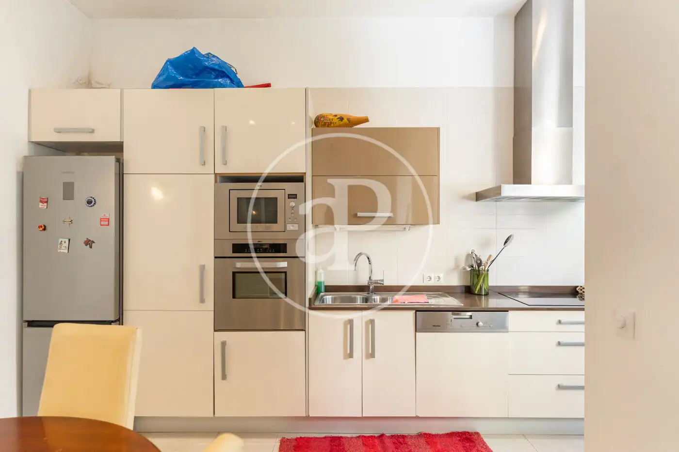 Küche von Wohnung zur Miete in  Palma de Mallorca mit Klimaanlage, Heizung und Möbliert