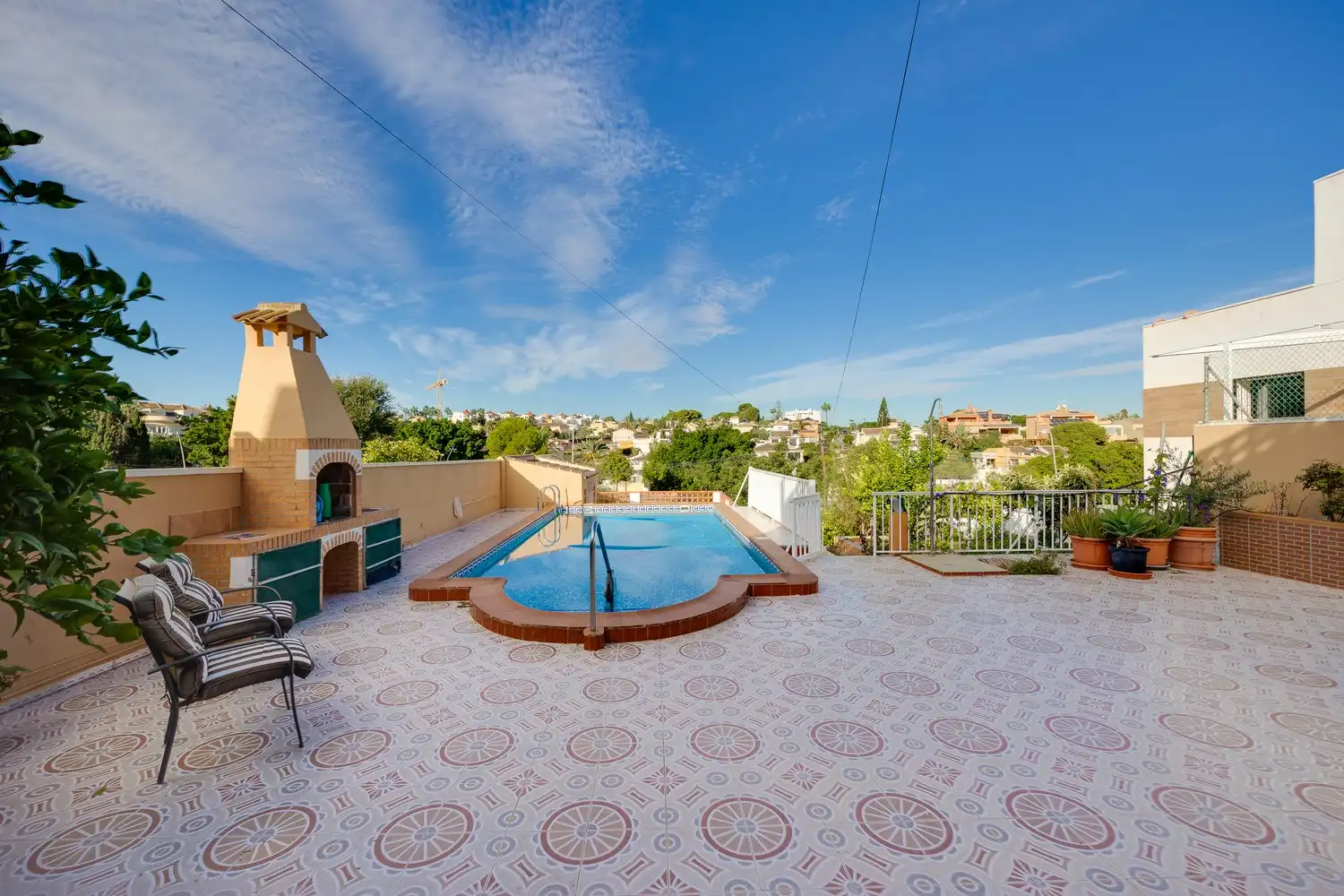Piscina de Casa adosada en venta en Torrevieja con Aire acondicionado, Calefacción y Jardín privado