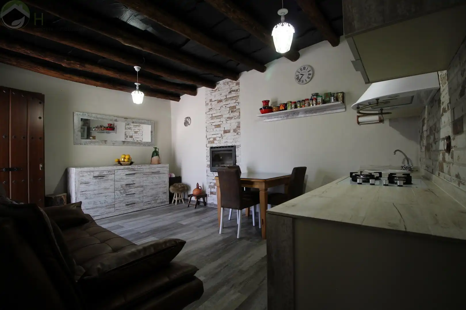 Cuina de Finca rústica en venda en La Taha amb Terrassa i Moblat
