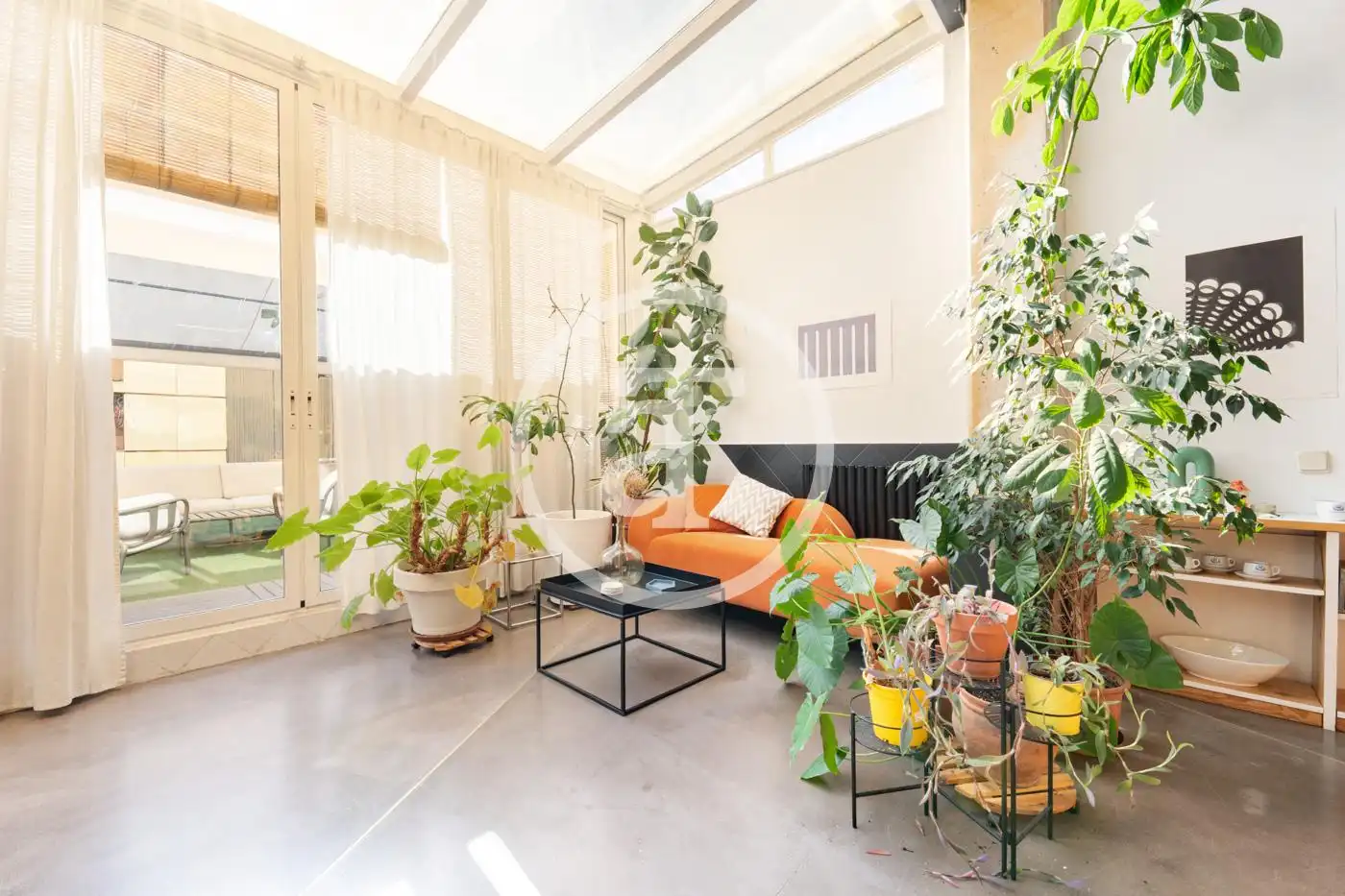Terraza de Dúplex de alquiler en Madrid con Calefacción, Amueblado y Horno