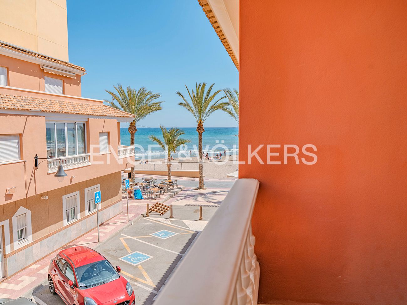 Terrace of Flat to rent in El Campello  with Air Conditioner, Terrace and Furnished