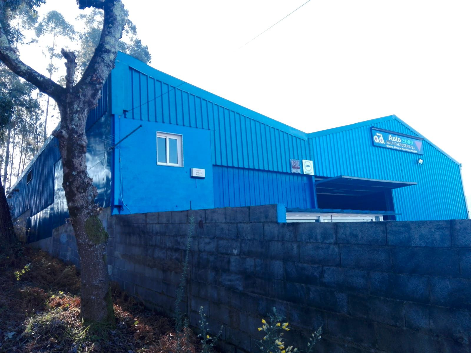 Exterior view of Industrial buildings for sale in Vigo 