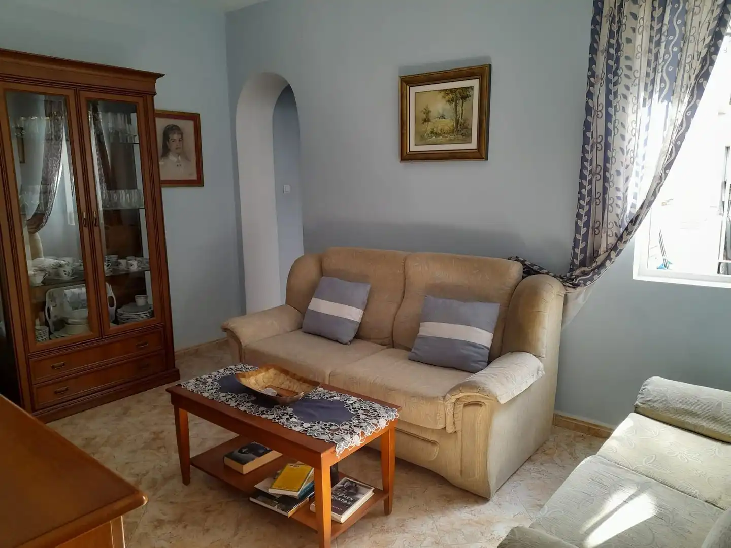Sala de estar de Casa o chalet en venta en Málaga con Aire acondicionado, Terraza y Trastero