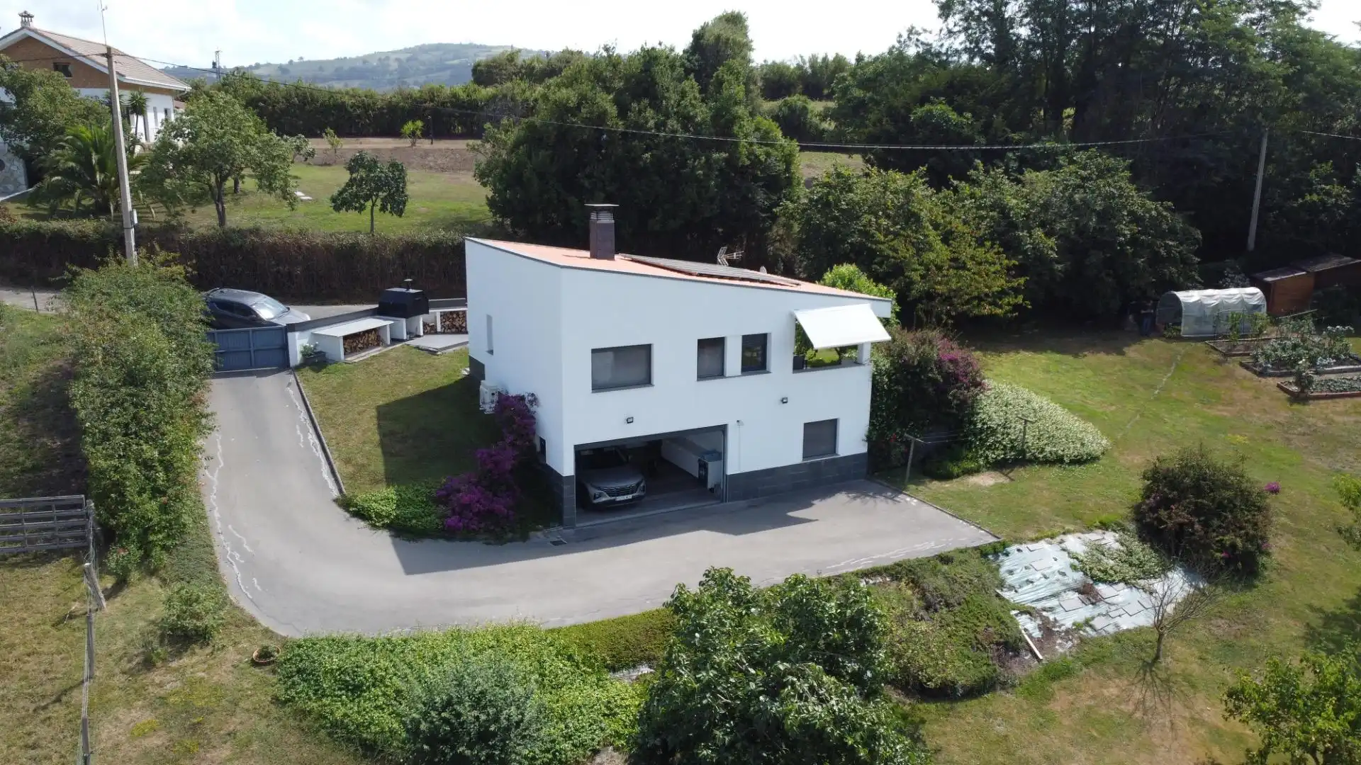 Vista exterior de Casa o chalet en venta en Siero con Calefacción, Jardín privado y Terraza