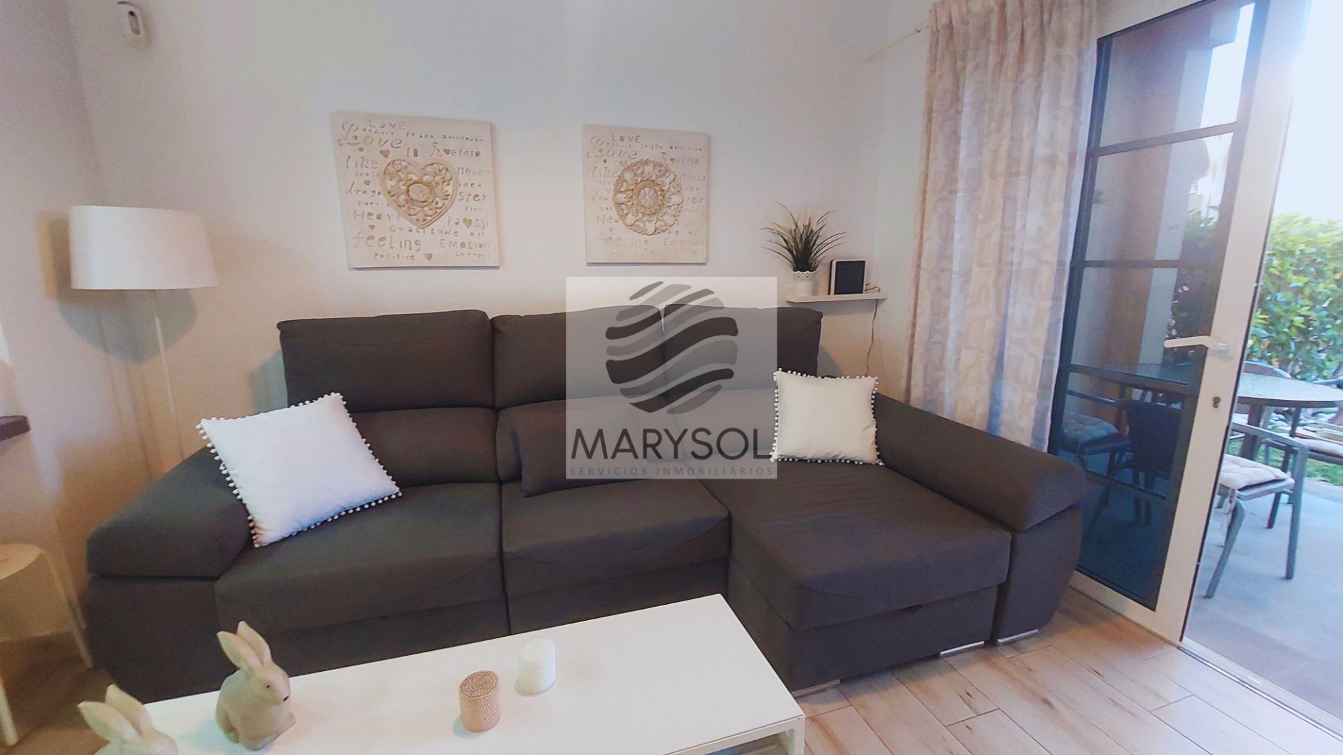 Living room of Planta baja to rent in San Bartolomé de Tirajana  with Terrace, Furnished and Oven