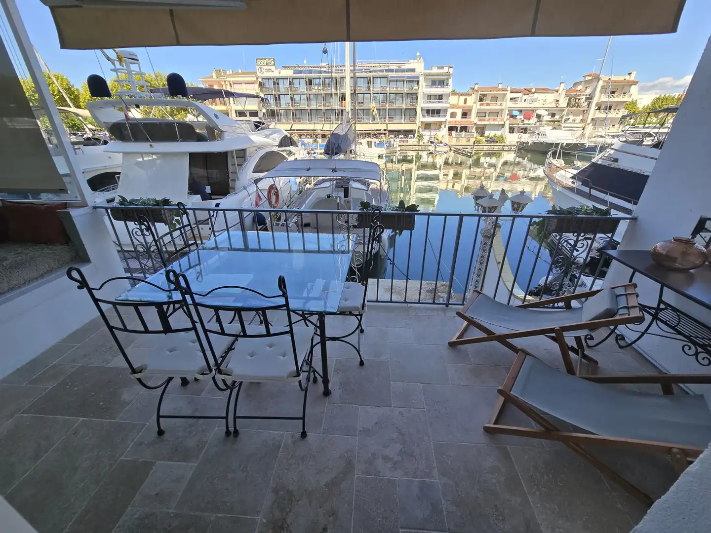 Terrace of Apartments for sale in Empuriabrava  with Air Conditioner, Parquet flooring and Terrace